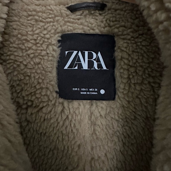 Zara leather coat - Picture 2 of 3